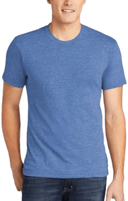 American Apparel TR401 Triblend Short-Sleeve Track T-Shirt