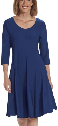 Magellan's Travelsmith Women's Easy Fit Wrinkle Resistant Knit 3/4 Sleeve