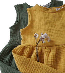 Organic muslin boho dress, Muslin summer dress, Casual cotton dresses, flower girl dress, Simply baby clothes, Natural fabric kids clothing
