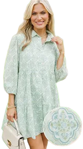 On Your Way Babydoll Dress