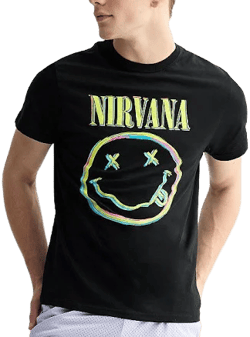 Nirvana Smiley Logo Graphic Tee