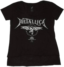 Metallica Women's Print Tee