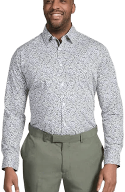 Johnny Bigg Men's Seville Floral Stretch Button-Up Shirt
