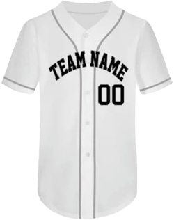 Custom Embroidered Baseball Jersey Shirt