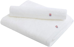 Hand Towels Towels Set Bath Towels Washcloths Natural Soft Cotton Highly Absorbent Towels Beach Pool Travel (2 Pack) Quick Dry (Color : White)