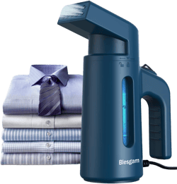 Steamer for Clothes 700W, Double Row Steam Clothes Steamer, Travel steamer with 180ML Large Capacity Water Tank, 40S Fast Heat-up Garment Steamer for Home and Office(GY168)