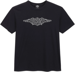 Harley-Davidson Men's Vintage Winged B&S Tee Shirt