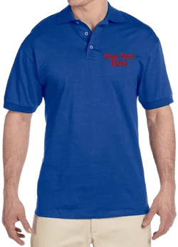 Custom Embroidered Men's Polo Shirt