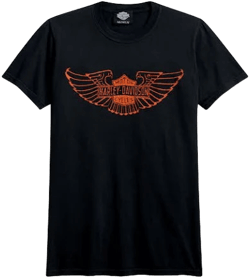 Harley-Davidson Men's Winged Logo Tee Shirt