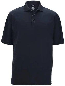 Edwards Men's Food Service Mesh Polo With Snap Front