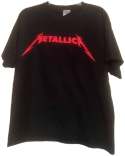Gildan Metallica Logo Graphic Short Sleeve T-Shirt