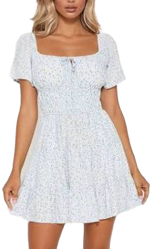Fashion Nova Bloomin Beauty Floral Smocked Strappy Mini Dress
