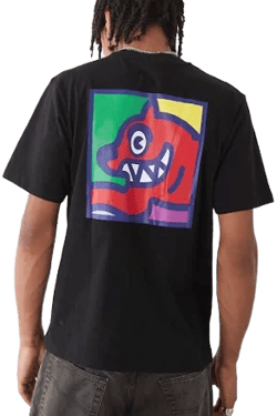 ICECREAM pop art running dog T-shirt