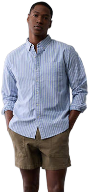 AE Men's Classic Fit Oxford Button-Up Shirt