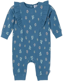 Gerber Baby Girl Ruffled Long Sleeve Romper