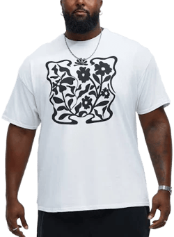 Fashion Nova Men's Flower Shop Special Short Sleeve Tee Shirt