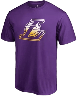 La Lakers Gradient Logo T-Shirt