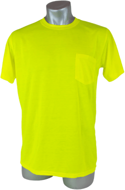 Malta Dynamics High Visibility Yellow Safety Short Sleeve Shirt Safety-shirt-size: 2XL