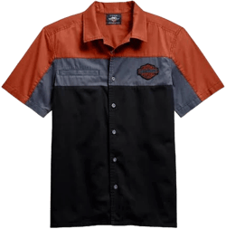 Harley-Davidson Men's Copperblock Short Sleeve Shirt
