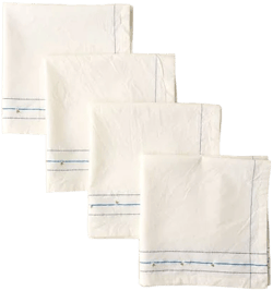 Floral Embroidered Napkin Set of Four