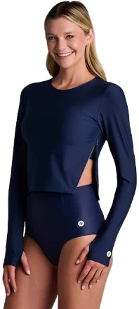 Coolibar Women's Bayfront Rash Guard Bra Top