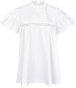 Babydoll Blouse with Cap Sleeves