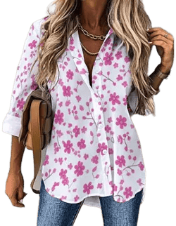 Floral Button Down Shirt