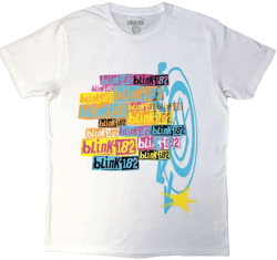 Blink-182 Multi Stacked Logo T-Shirt