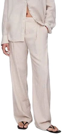 Gap Women's 365 Low Rise Linen-Blend Trousers
