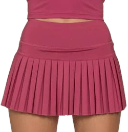 Gold Hinge Women's Pleated Tennis Mini Skirt