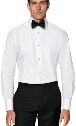 Suitsupply Men's Tailored Fit Egyptian Cotton Tuxedo Shirt
