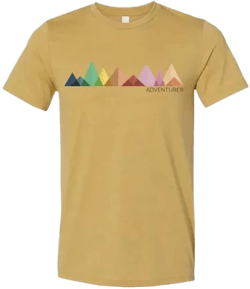 Joyful Home Colorful Mountain Graphic T-Shirt