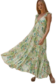 Softly Blooming Maxi Dress