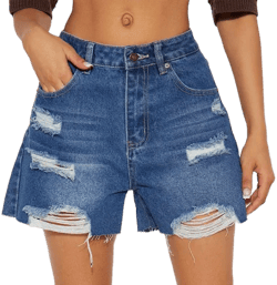 Fashion Nova Women's Irina Non Stretch Denim Shorts