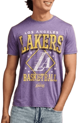 Lucky Brand Men's Lakers Graphic Tee