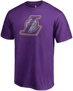 La Lakers Men's Static Logo T-Shirt
