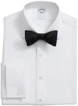 Brooks Brothers Men's Supima Cotton Poplin English Collar Tuxedo Shirt