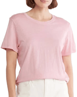Melrose and Market Washed Cotton Crewneck T-Shirt