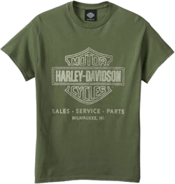Harley-Davidson Men's Military Honor Graphic Short-Sleeve Tee