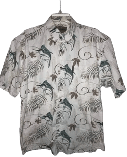 Magellan Sportswear Men's Floral Short Sleeve Shirt