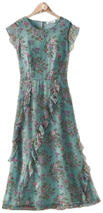 Flutter of Florals Dress