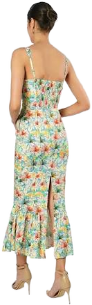 Rayon Ruffle Flounce Sundress