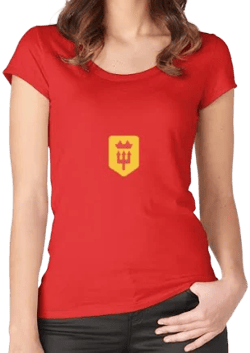 Manchester United Women's Minimalist Fitted Scoop T-Shirt