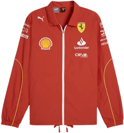 2024 Scuderia Ferrari Coach Team Jacket Mens