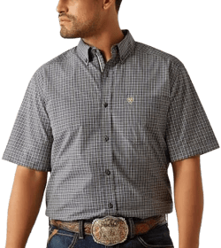 Ariat Men's Pro Series Caspian Plaid Button-Down Shirt