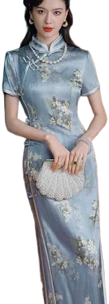 Silk Long Qipao