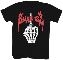 Blink 182 Skeleton Finger T-Shirt