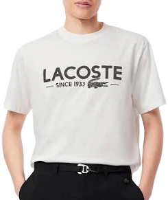 Lacoste Men's Printed Cotton T-Shirt