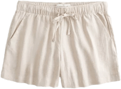 Hollister Ella Linen-Blend Pull-On Shorts