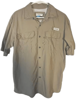 Magellan Outdoors Men's Tan Short Sleeve Shirt